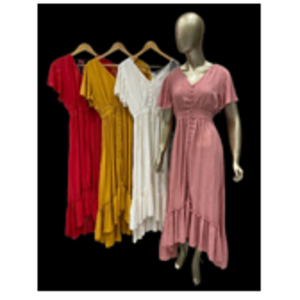 Women's maxi long sleeve dress
