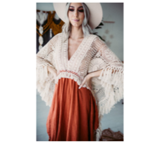 Women's crochet tops
