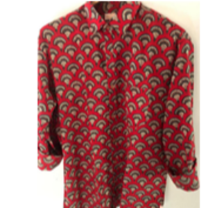 Men's hand block print shirt