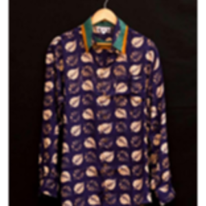 Men's silk upcycled
