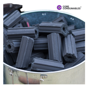 Hexagonal Coconut Shell Charcoal Briquettes
