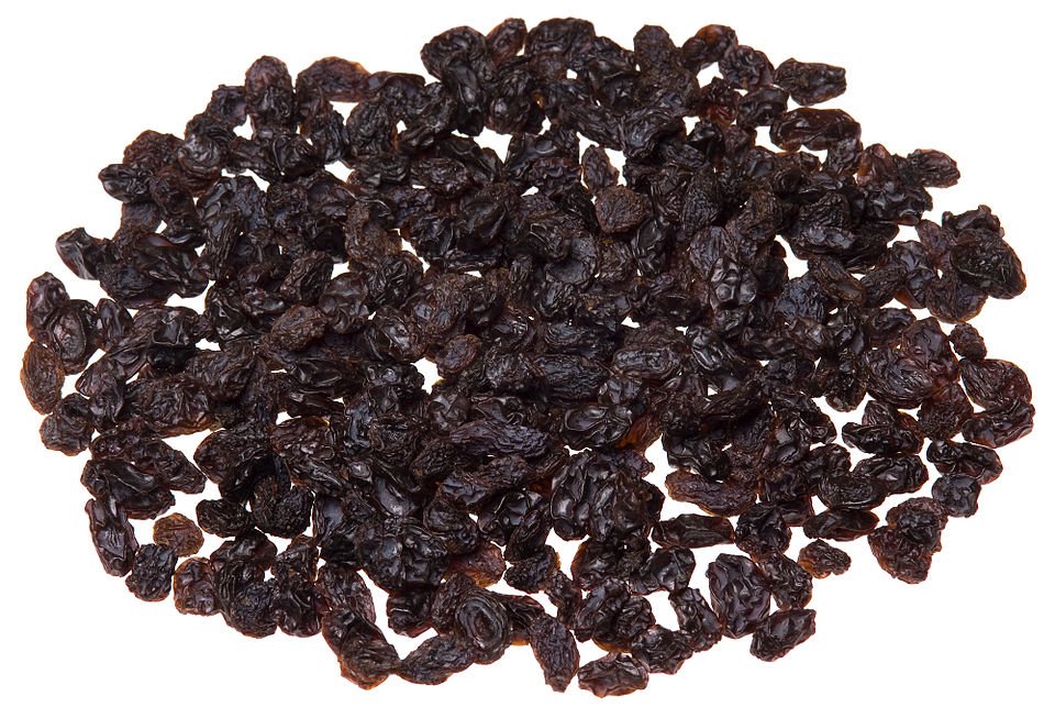 dry raisins