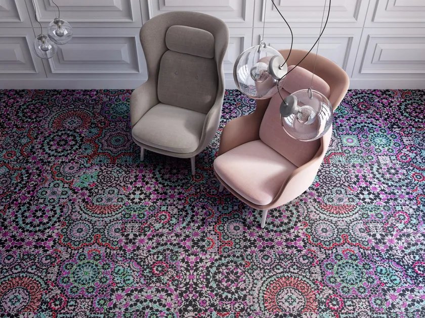 Flower Printed PVC Carpet
