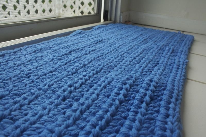 Blue Solid  Double Bed Blanket