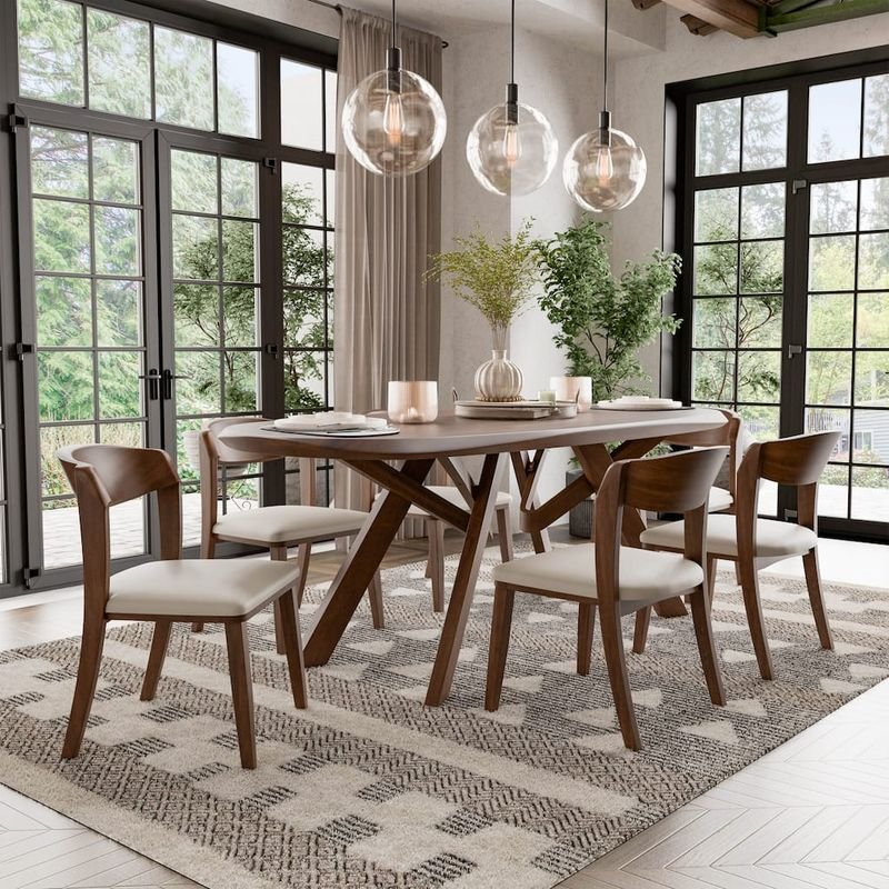 Simple Fabric Dining Chair