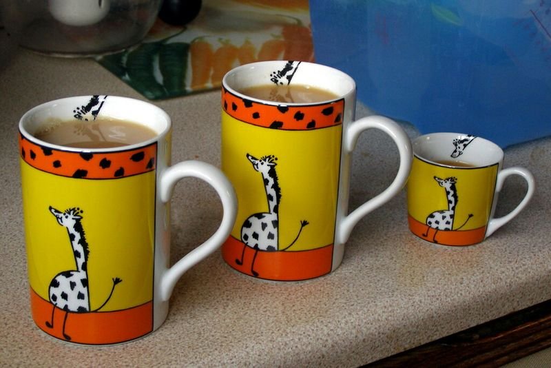Enamel Shape Ceramic Mug