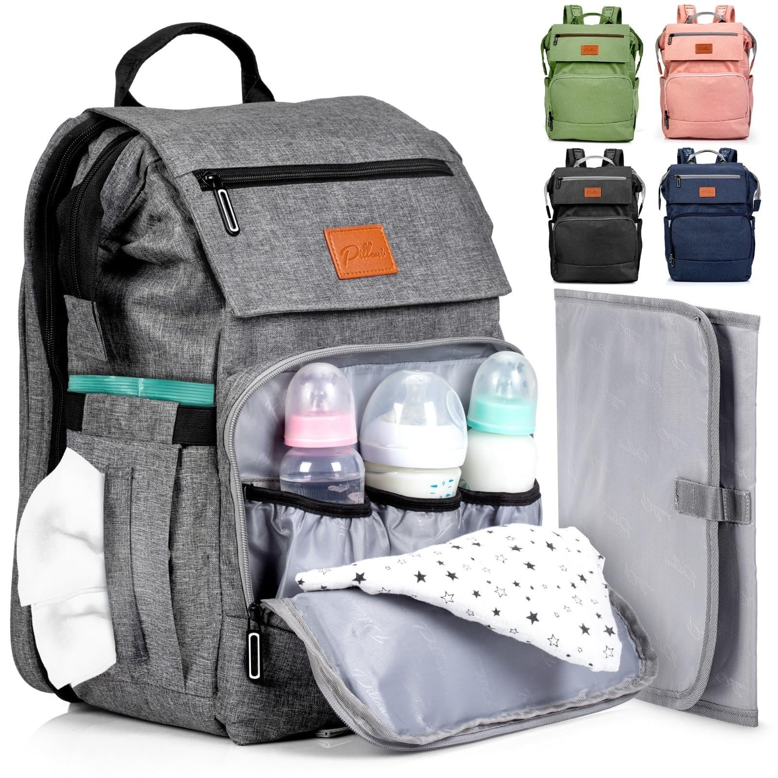 Diaper Bag Backpack 3-1 Foldable Baby Bag