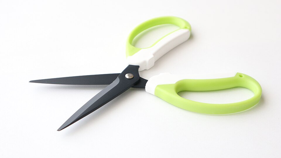 Funky coloured scissors