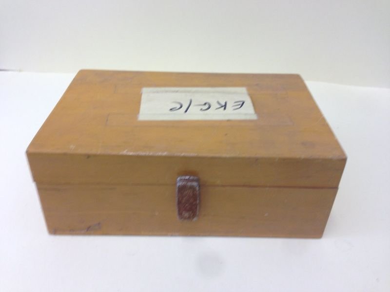 Wooden Two Hook Key Box
