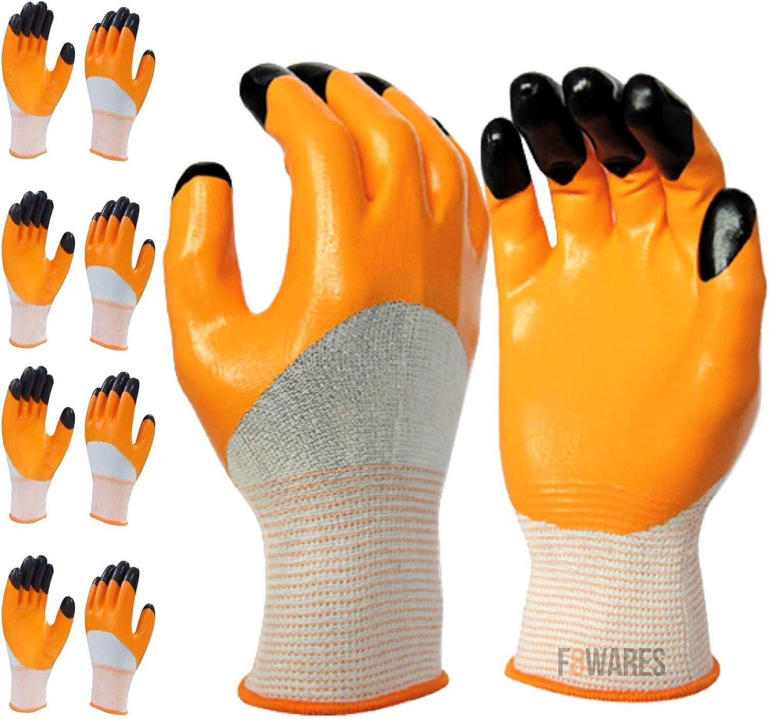 String Knitted Latex Dipped Gloves