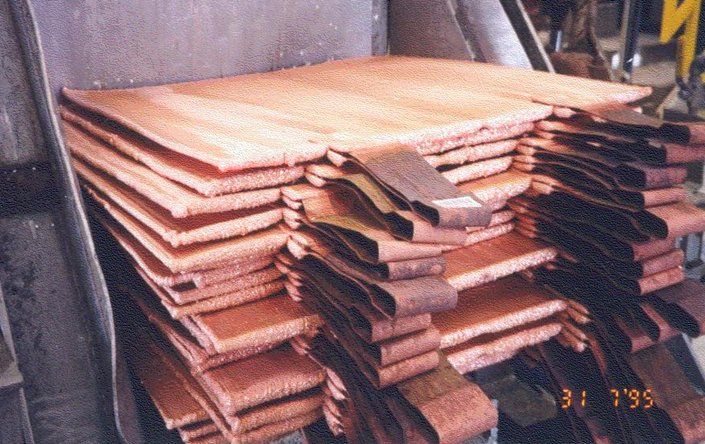 Copper Cathodes 99.97% - 99.99%