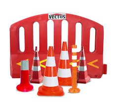 PVC Traffic Cones with Black Base