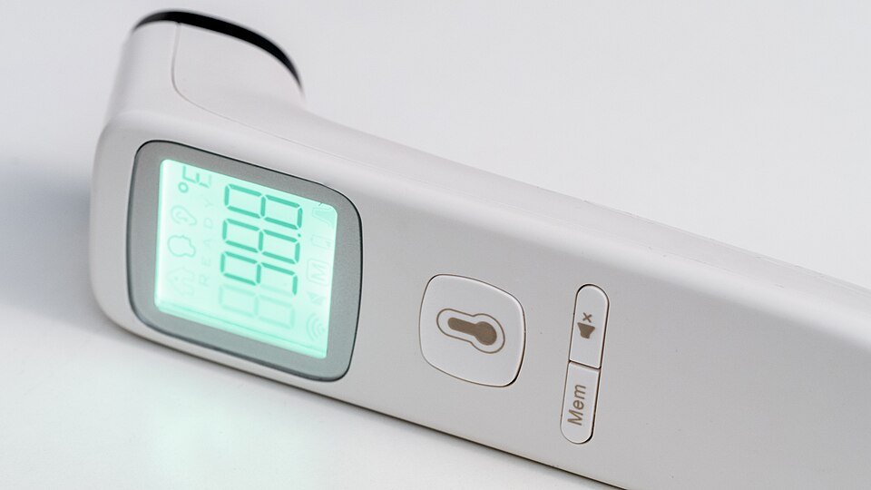 Infrared Temperature Walk Through Metal Detector