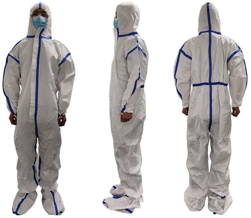 En14126 Type 3/4,  Type 5/6 Medical Coveralls