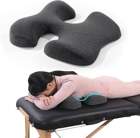 Memory Foam Roll Pillow Bendable Travel Pillow