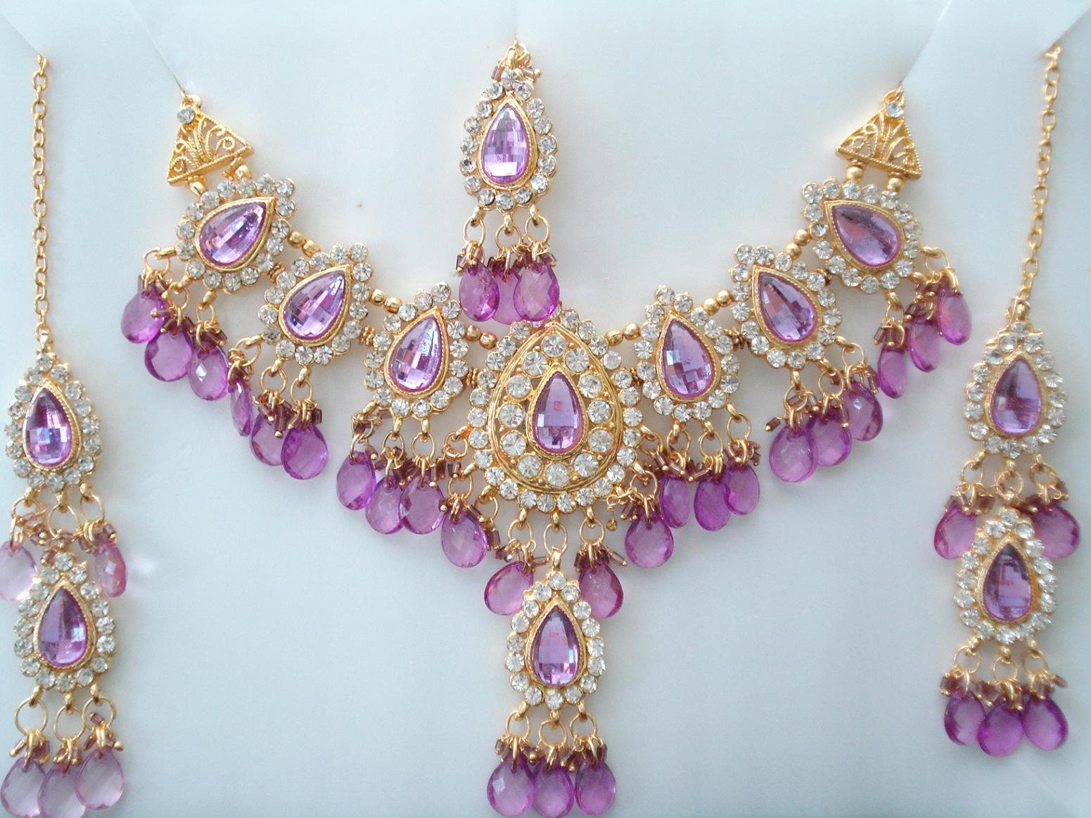 American Diamond Bride Jwellery Set