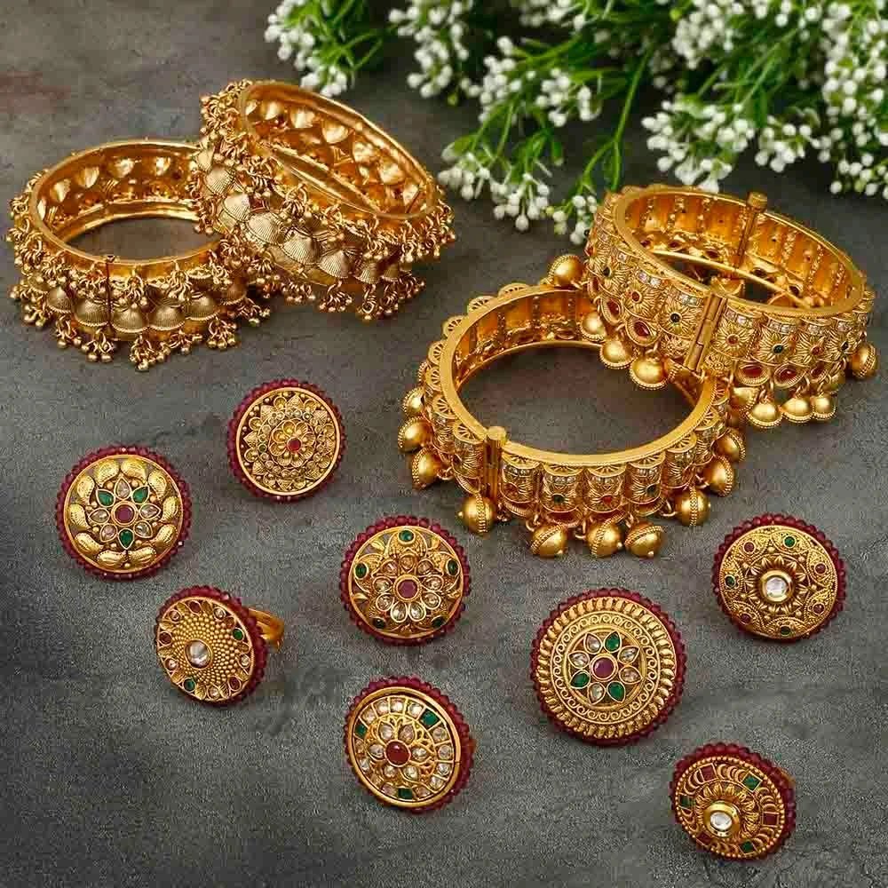 American Diamond Bangel Set