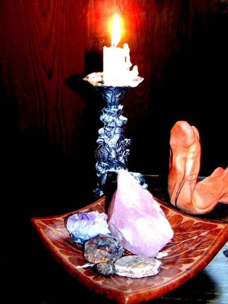 Agate T Light Holder