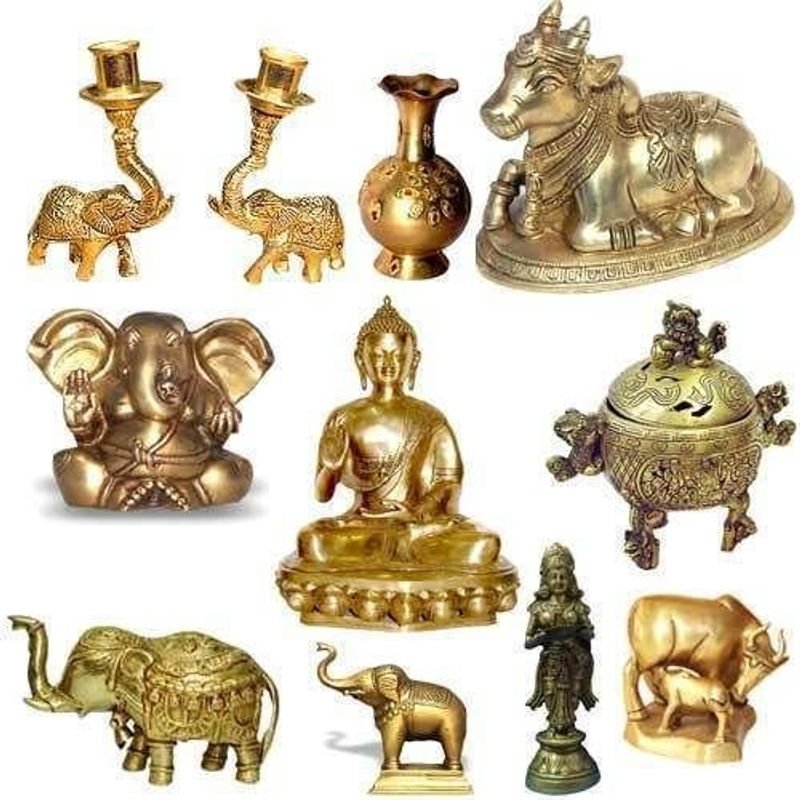 Brass God Statues Laddu Gopal