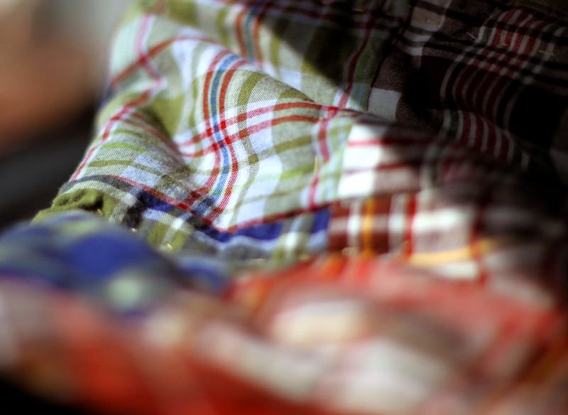 Red & Blue Checked Mild Winter Single Blanket