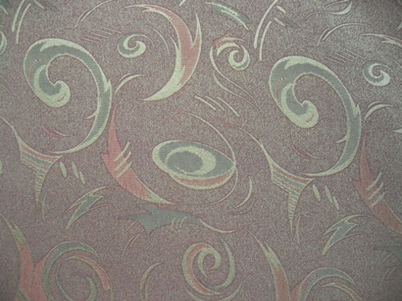 Brown Flower PVC Carpet Flooring
