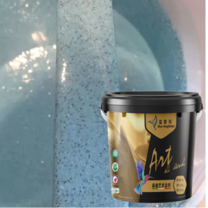 Epoxy floor paint made in China Blue Kingfisher factory, multiple colors available, durable type