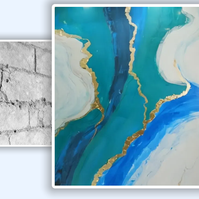 Blue Kingfisher high-end Venetian plaster made in China factory