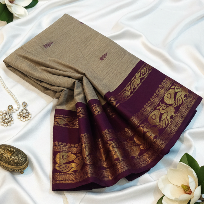 Gadwal Cotton Silk Saree
