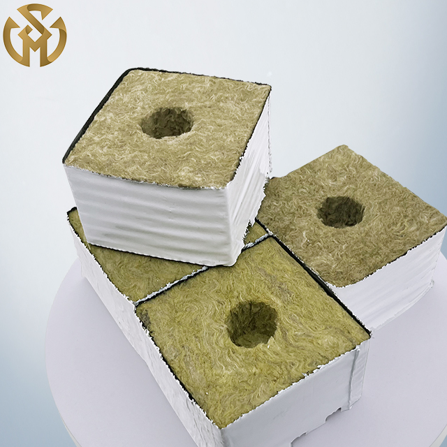 Rock wool cube