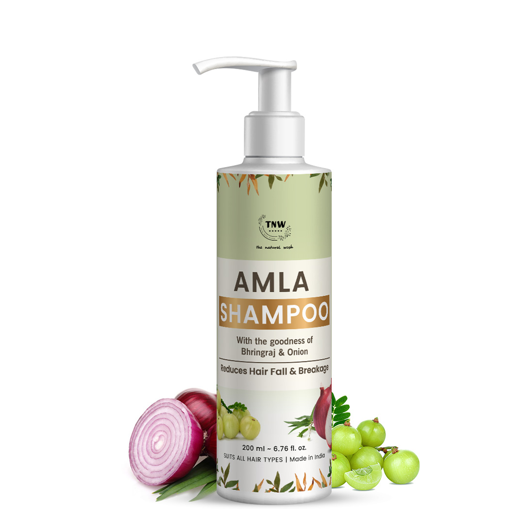 TNW – The Natural Wash Amla Shampoo | Anti-Hair Fall Shampoo for Controlling Breakage & Thinning | Anti-Hair Fall Shampoo with Natural Ingredients