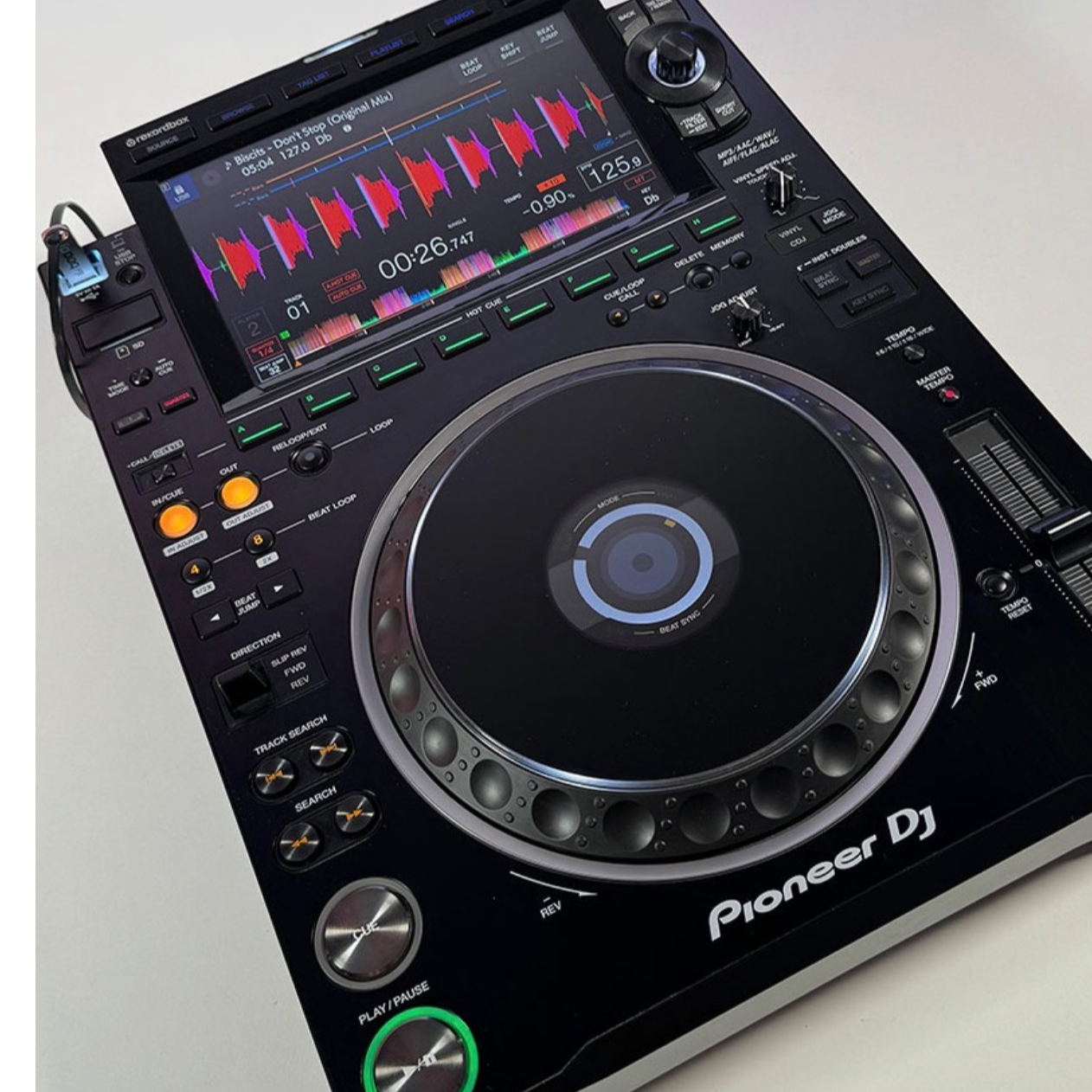 Pioneer DJ CDJ-3000 High-Resolution Pro-DJ Multiplayer (Black)