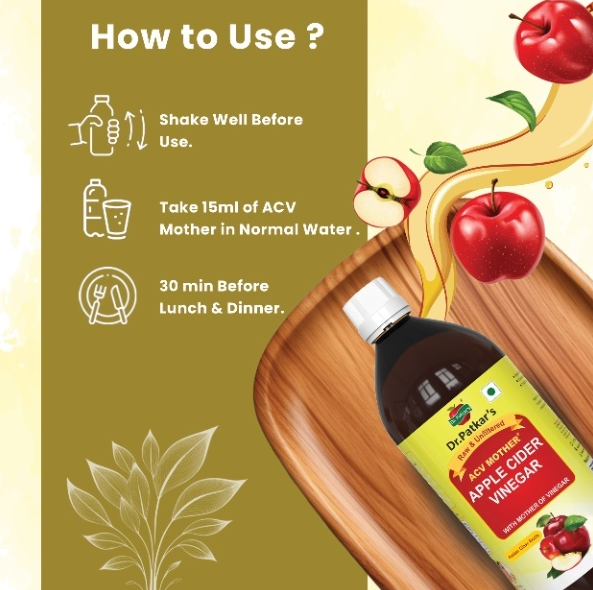 Apple Cider Vinegar with Mother 500ML (ACV Mother)