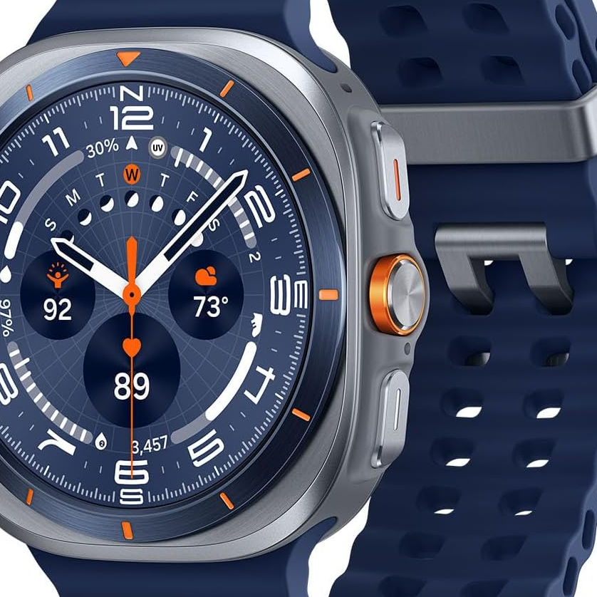 Samsung Galaxy Watch Ultra (2025) 47mm LTE Smartwatch, Titanium Casing, Advanced Sleep Coaching, Running Coach, Energy Score, Heart Rate Tracking, GPS