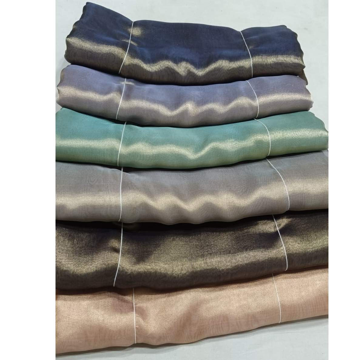 Pure Tissue silk gold zari Fabric Dyeable..