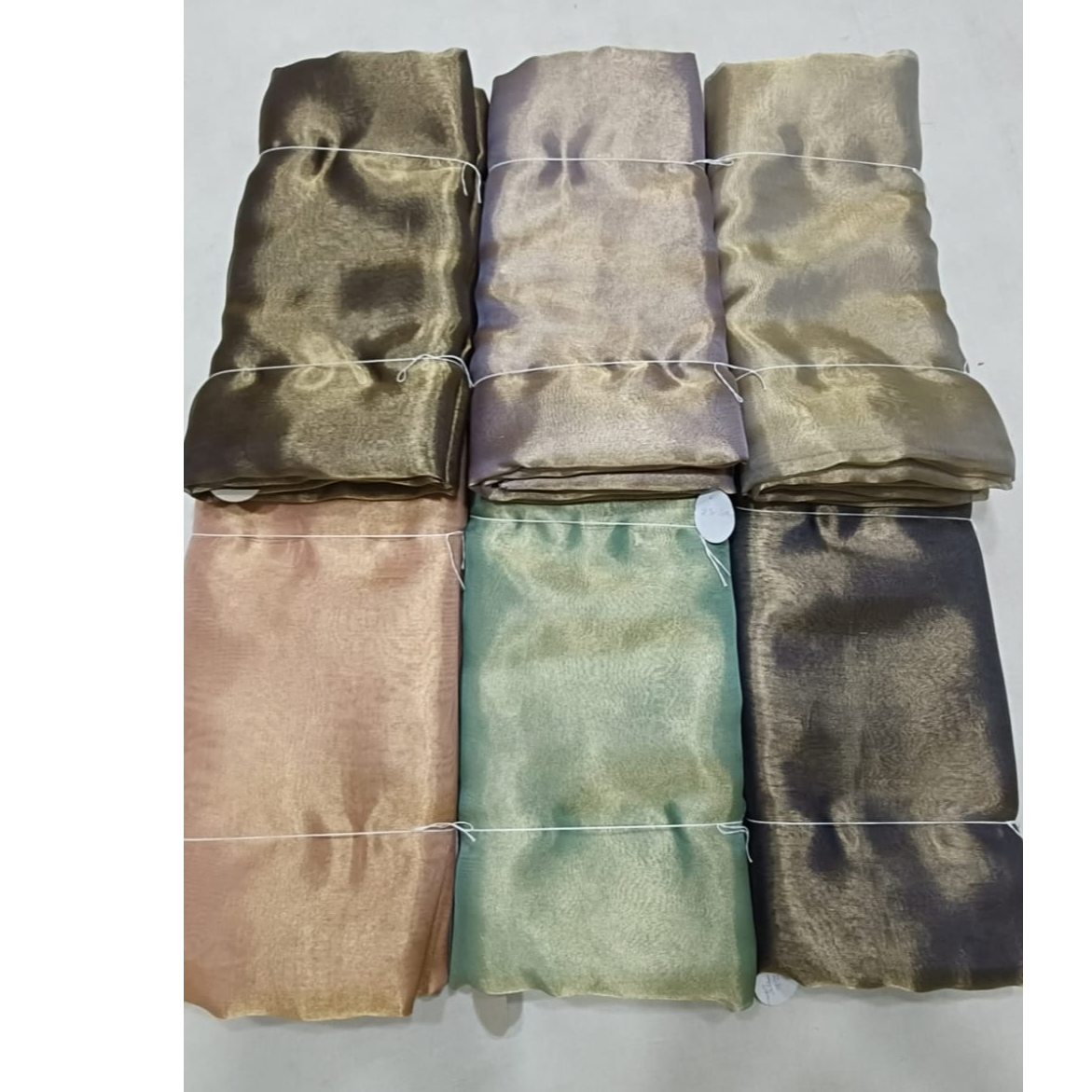 Pure Tissue silk gold zari Fabric Dyeable..