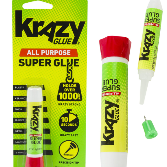 Krazy Glue Tube- .07-ounce Blister Pack