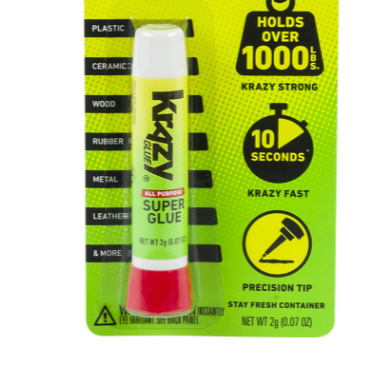 Krazy Glue Tube- .07-ounce Blister Pack