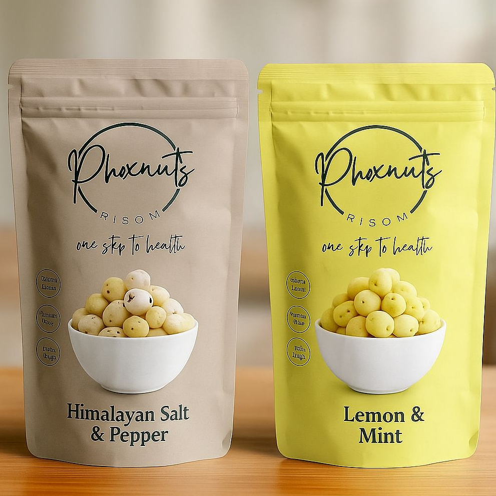 A++ Grade Roasted Flavoured Makhana (Olive Oil) | 16–25 mm | 5+ & 6+ Both Grade Available | 100% Export Quality