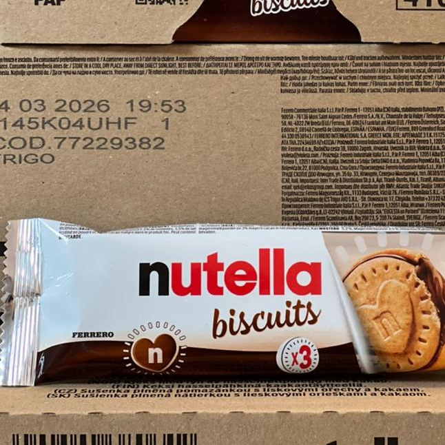 Nutella Biscuits 166gr Available