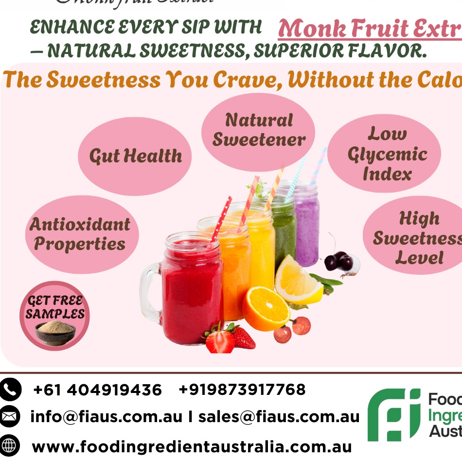 Monk Nectar® Monk Fruit Extract for Beverages – Natural Sweetener Supplier in Australia