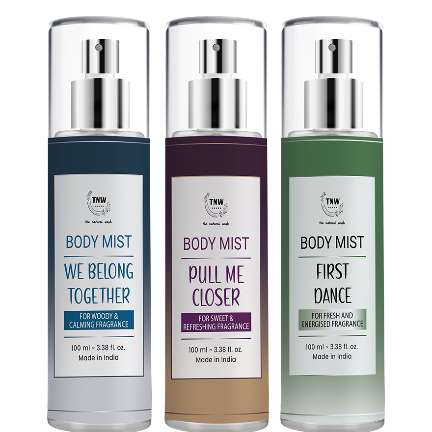 TNW – The Natural Wash Body Mists | A Duo Of Sweet & Spicy Fragrance | For Long-lasting freshness