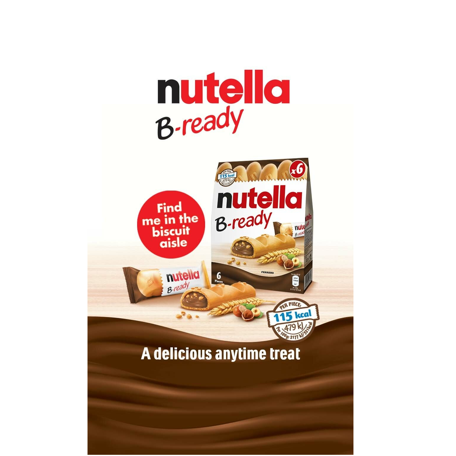 Nutella B-ready Bar 44g