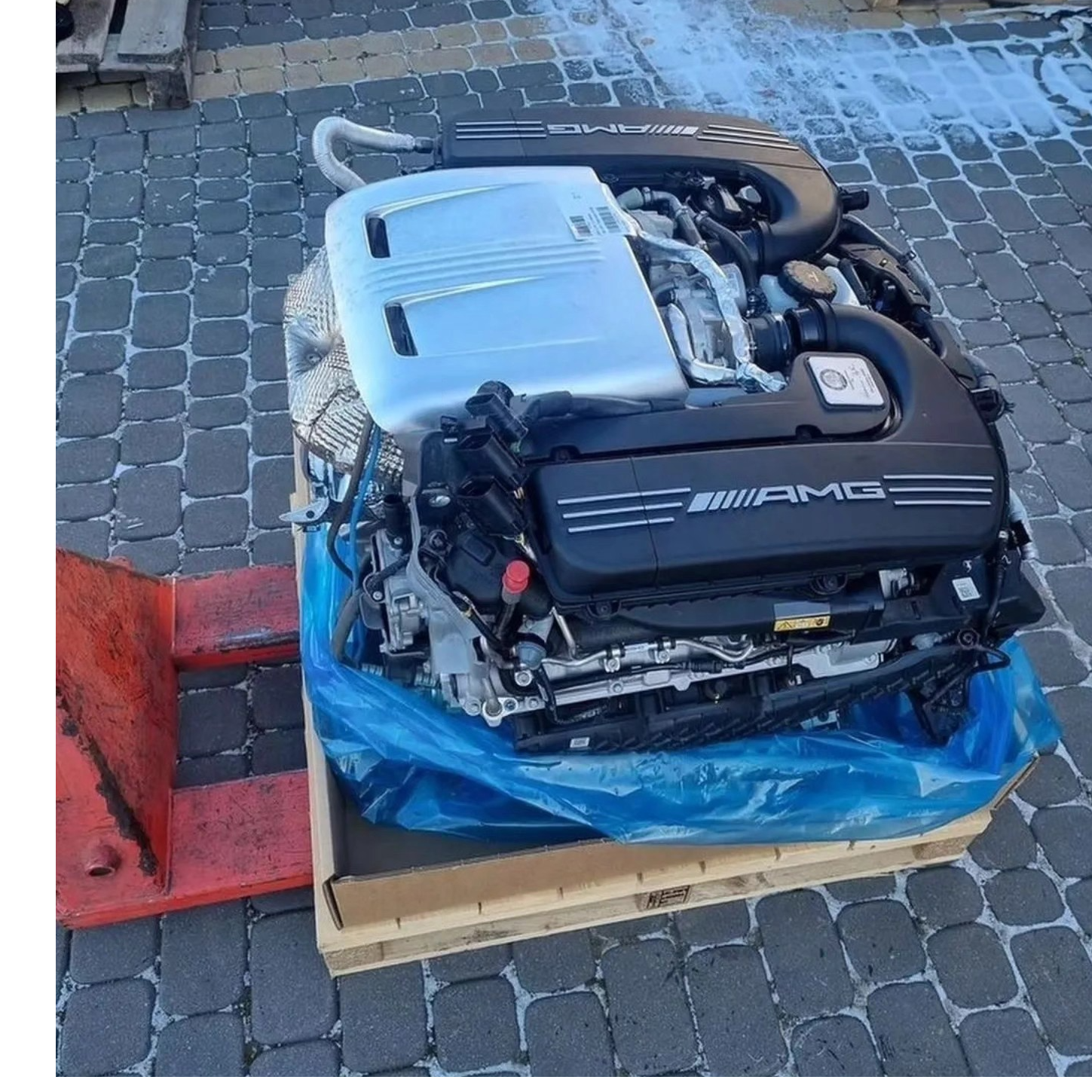 AMG M177 4.0 V8 Twin Turbo-motor, compleet met accessoires, plug-and-play