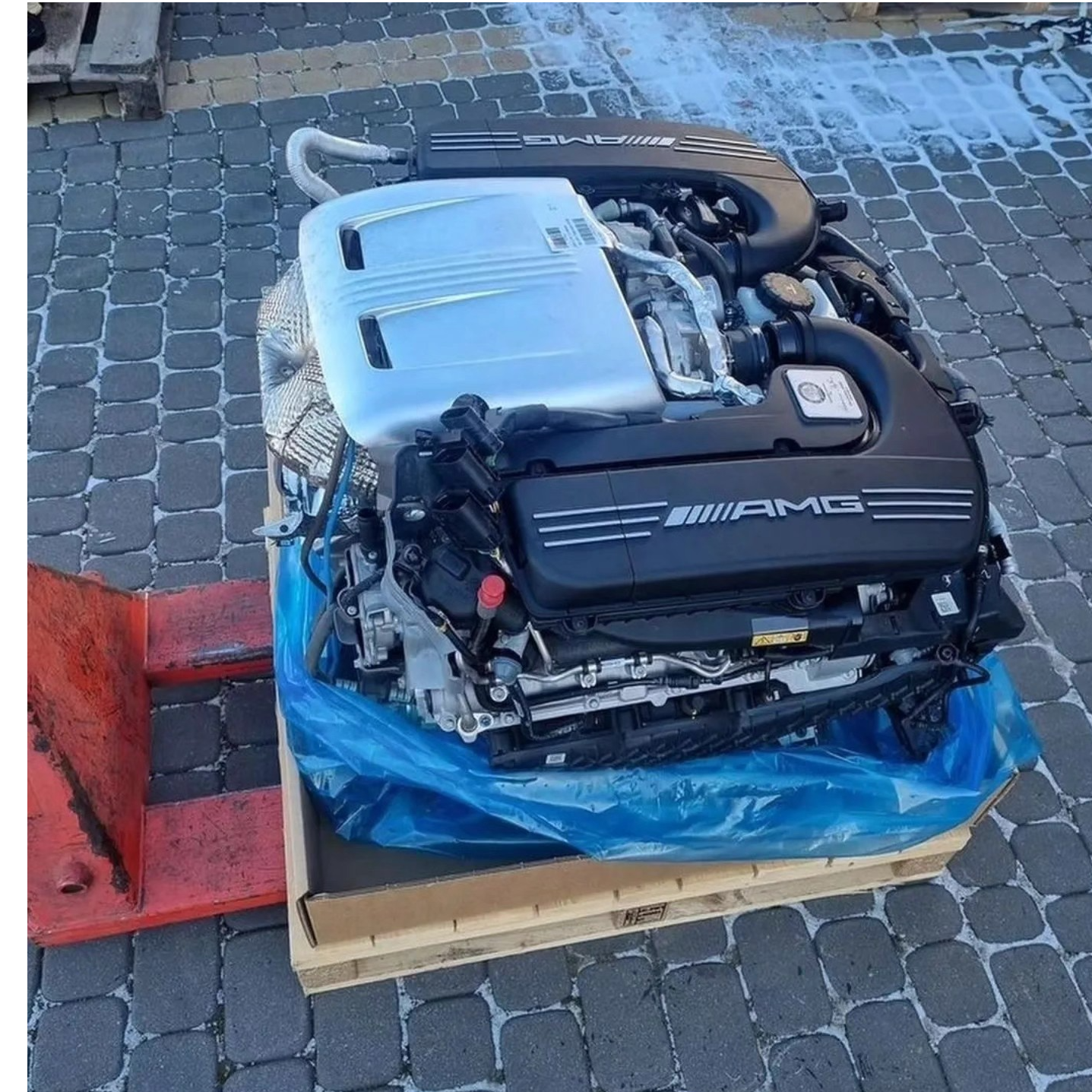 AMG M177 4.0 V8 Twin Turbo-motor, compleet met accessoires, plug-and-play