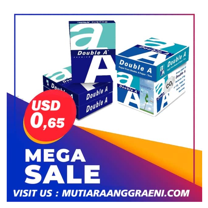 A4 Double A Copy Paper 70gsm, 75gsm, 80gsm