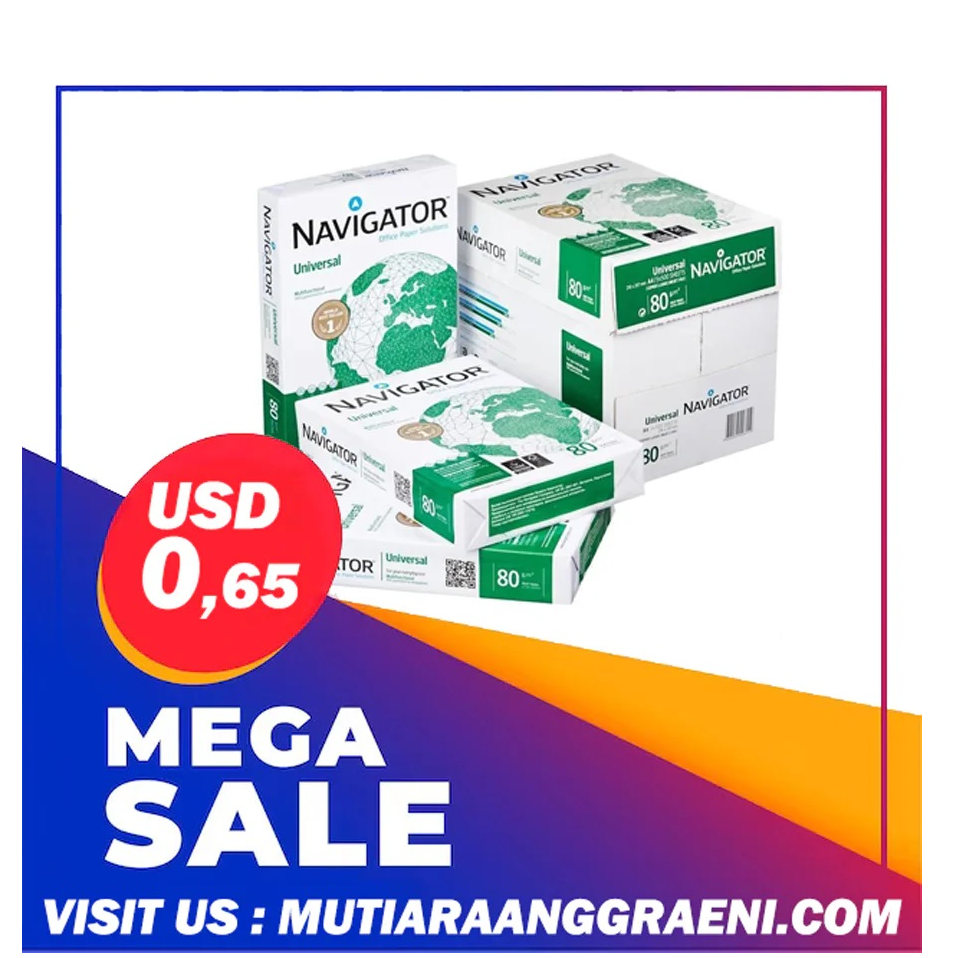 A4 Navigator Copy Paper 70gsm, 75gsm, 80gsm