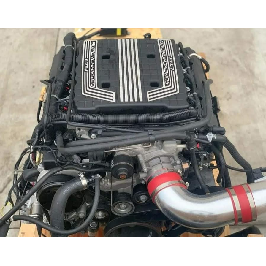 6.2L LT4  Supercharged V8 engine paired with 6-speed manual transmission complete Combo