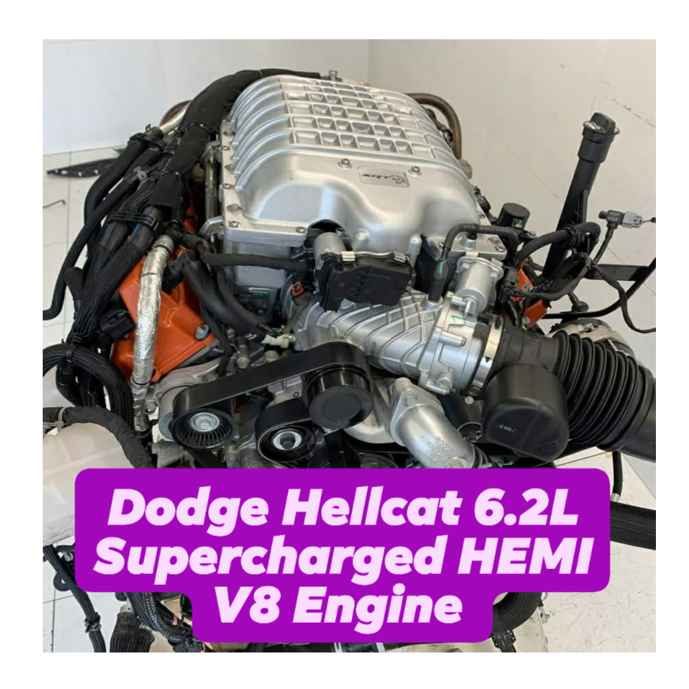 6.2L hemi Supercharger V8 Engine with Harness and Computer