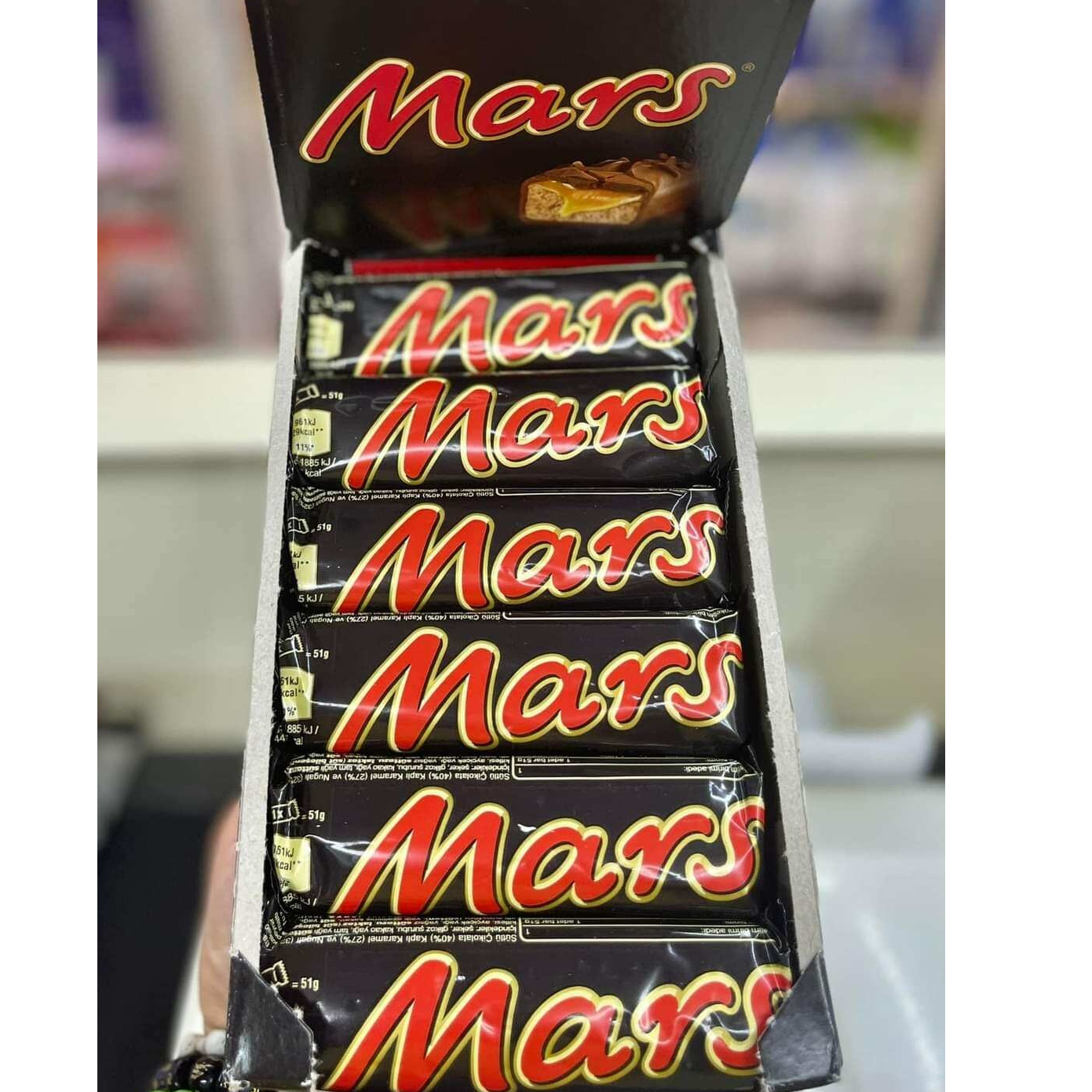 Mars 50g/ Snickers 47g