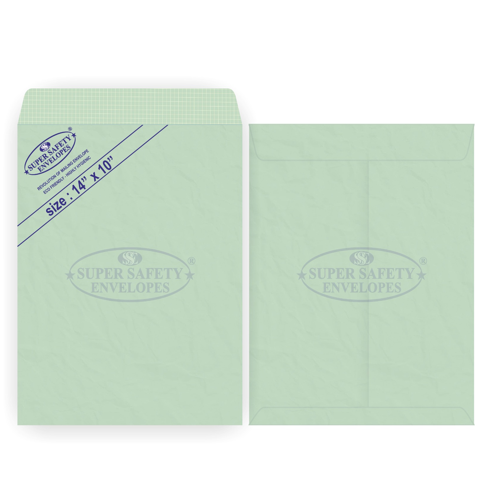 14 × 10 Inch Cloth-Lined Envelopes for Office and Document Handling
